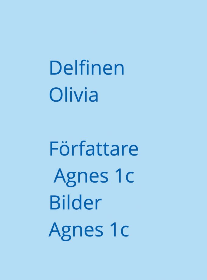 Delfinen Olivia