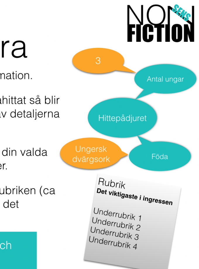 NonSens Fiction – lektionsupplägg