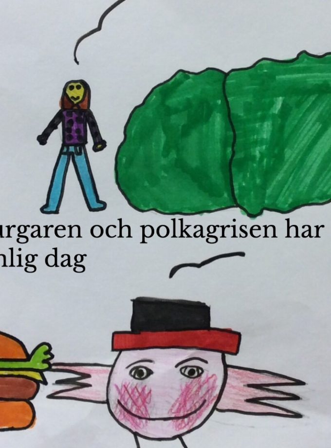 Hamburgaren och polkagrisen har en ovanlig dag